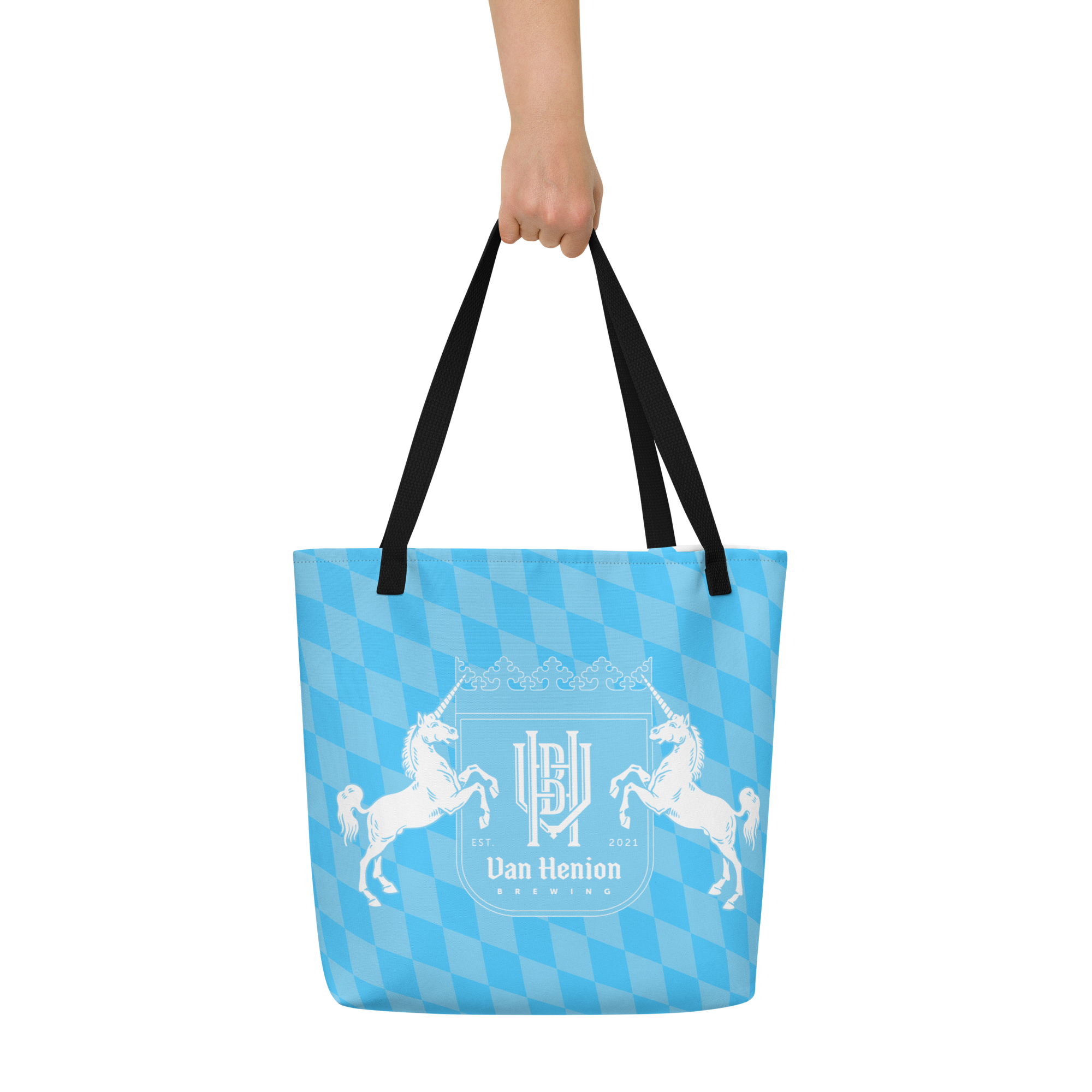 Bold Graphic Tote Bag | Unicorns