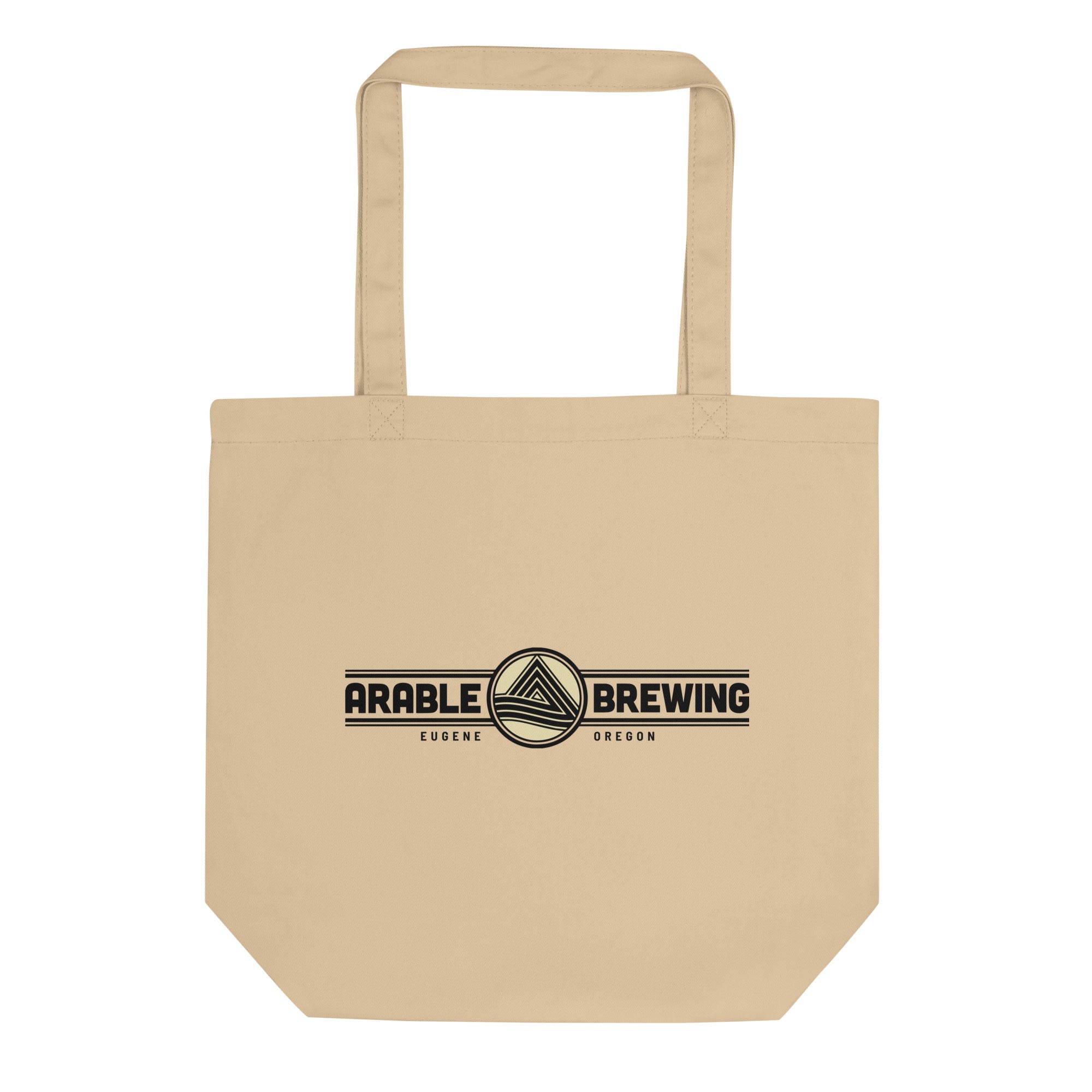 Eco-Friendly Tote | Wide logo | Back text