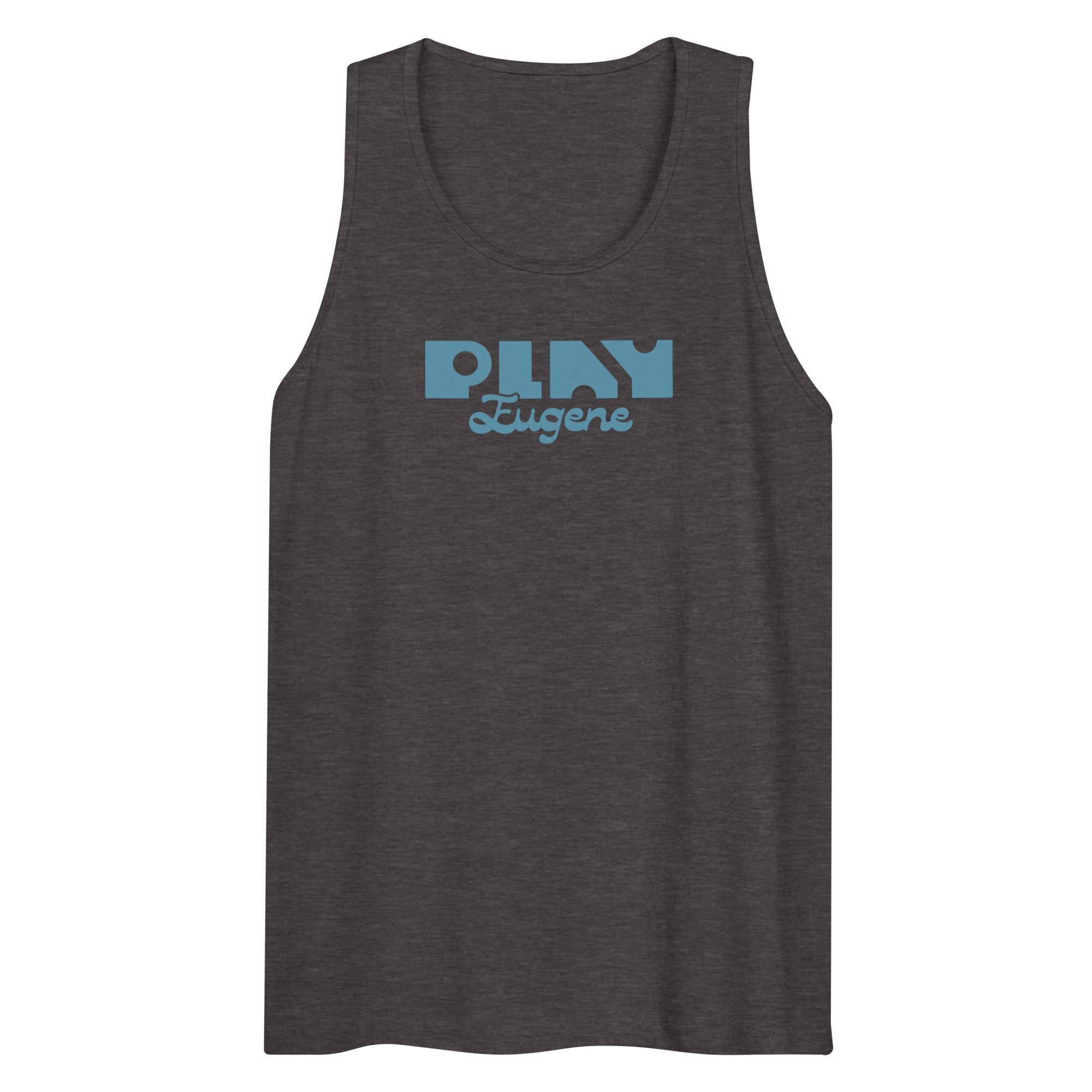 Premium Cotton Tank Top | Men’s | Fountain Blue Eugene