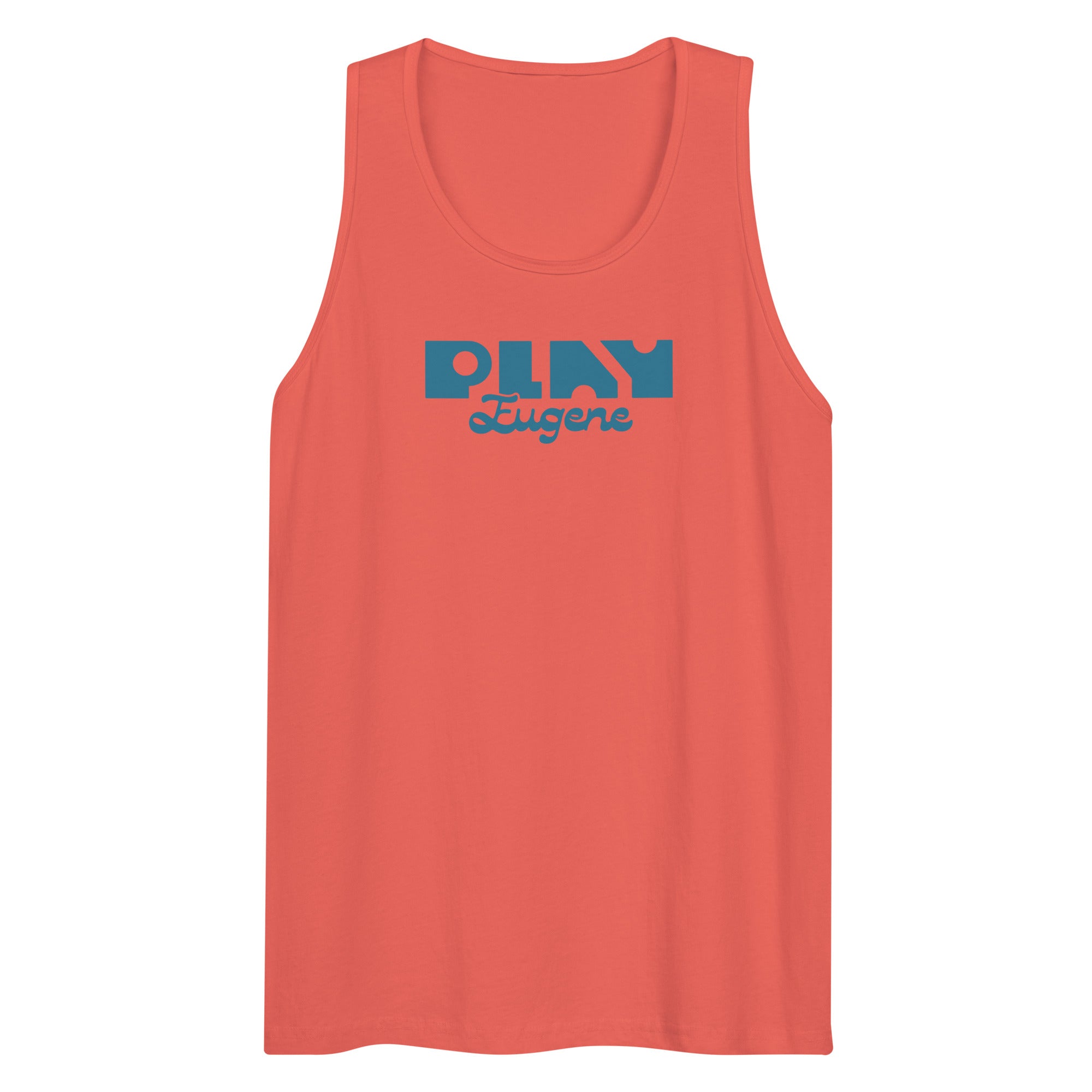 Premium Cotton Tank Top | Men’s | Fountain Blue Eugene