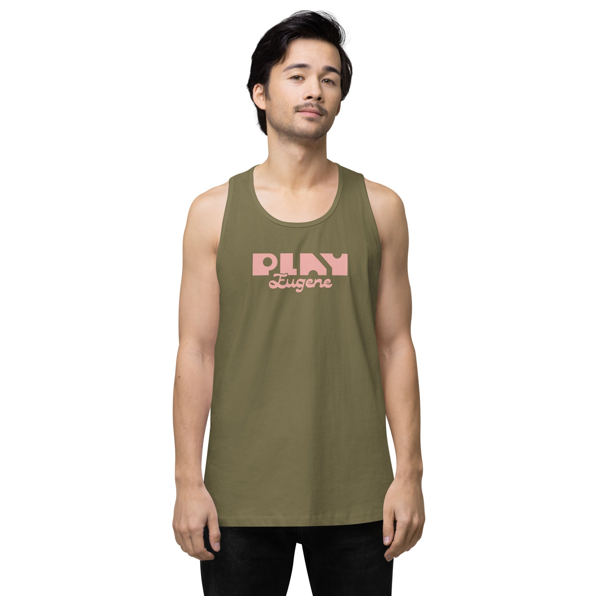 Best Cotton Tank Tops | Play Eugene Tank Top | Bout It Merch