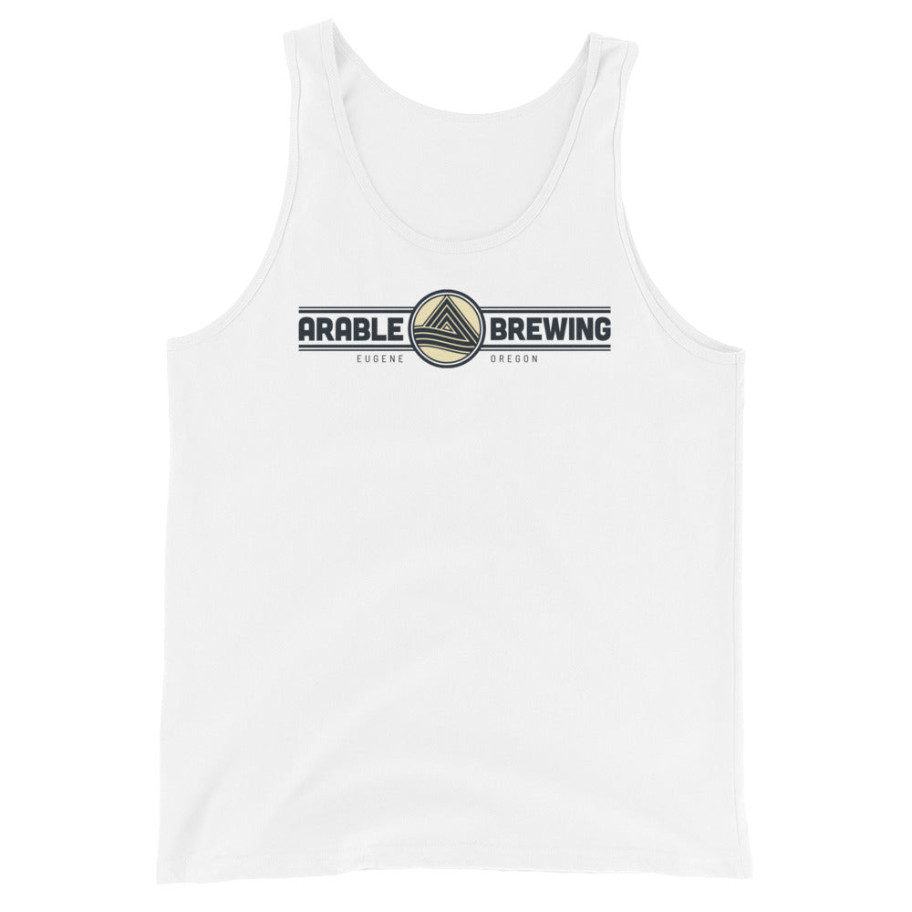 Buy white Men&#39;s Cotton Tank Top | Horizontal Logo