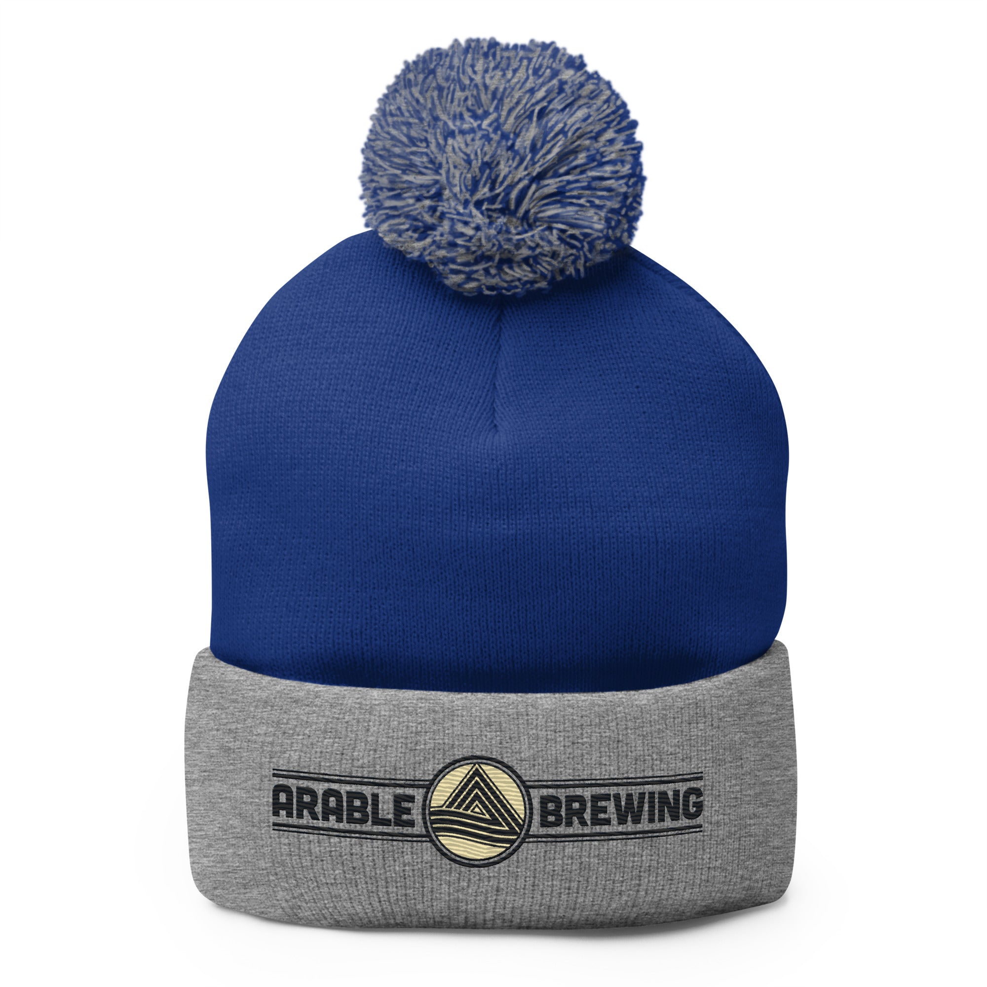 Pom-Pom Beanie | Embroidered | Horizontal logo