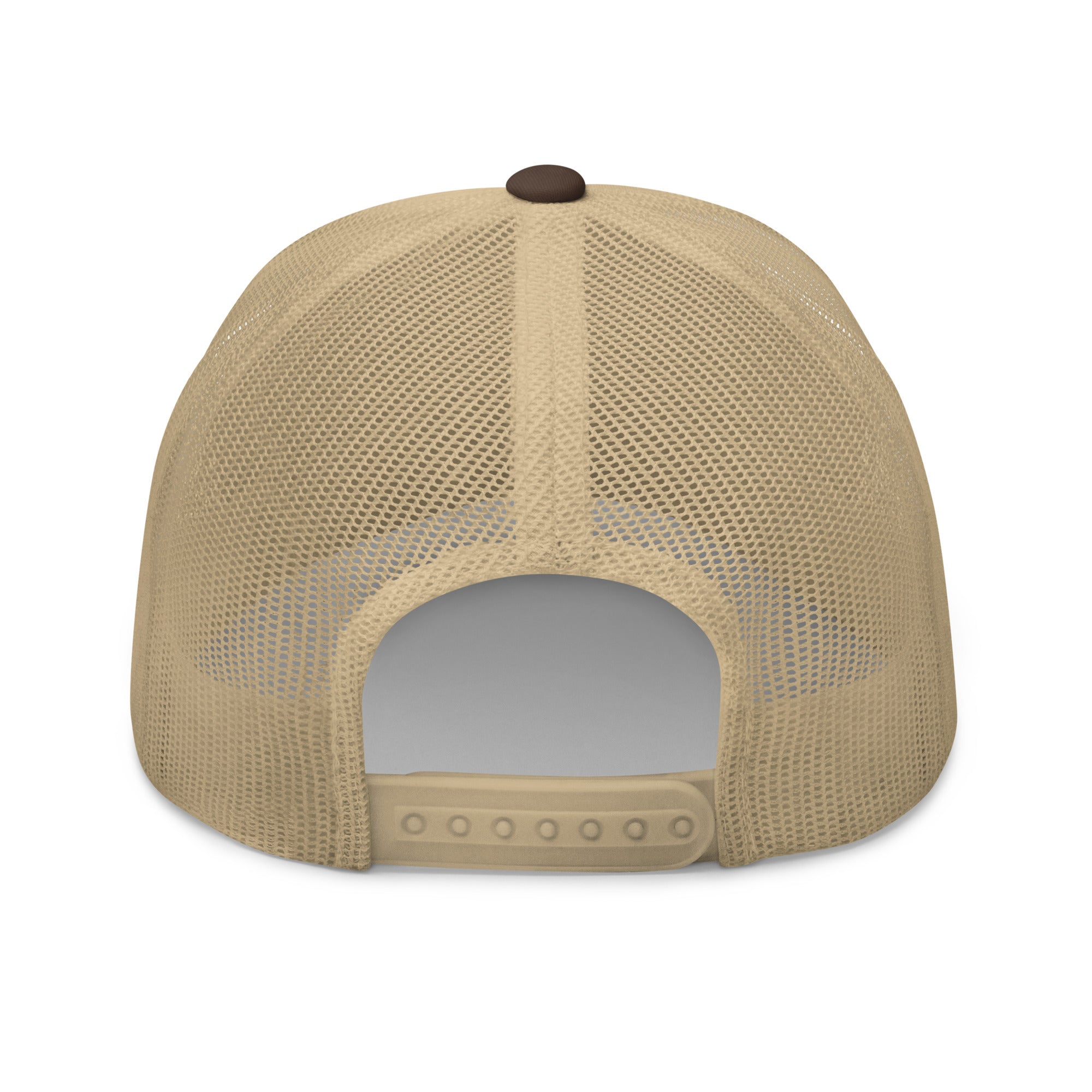 Brown Trucker Hats | Embroidered Logo Hat | Bout It Merch