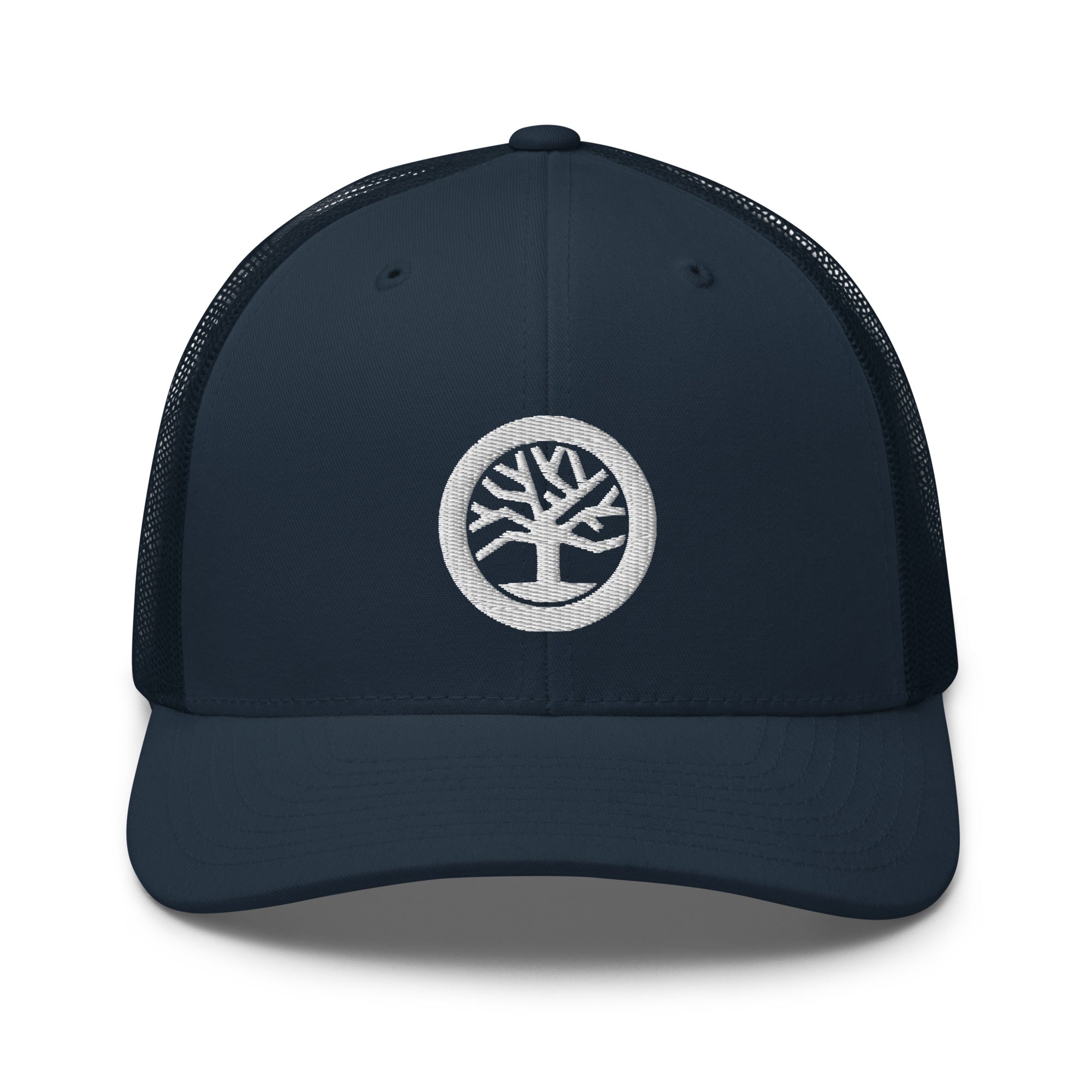 Trucker Hat | Embroidered | White OAK