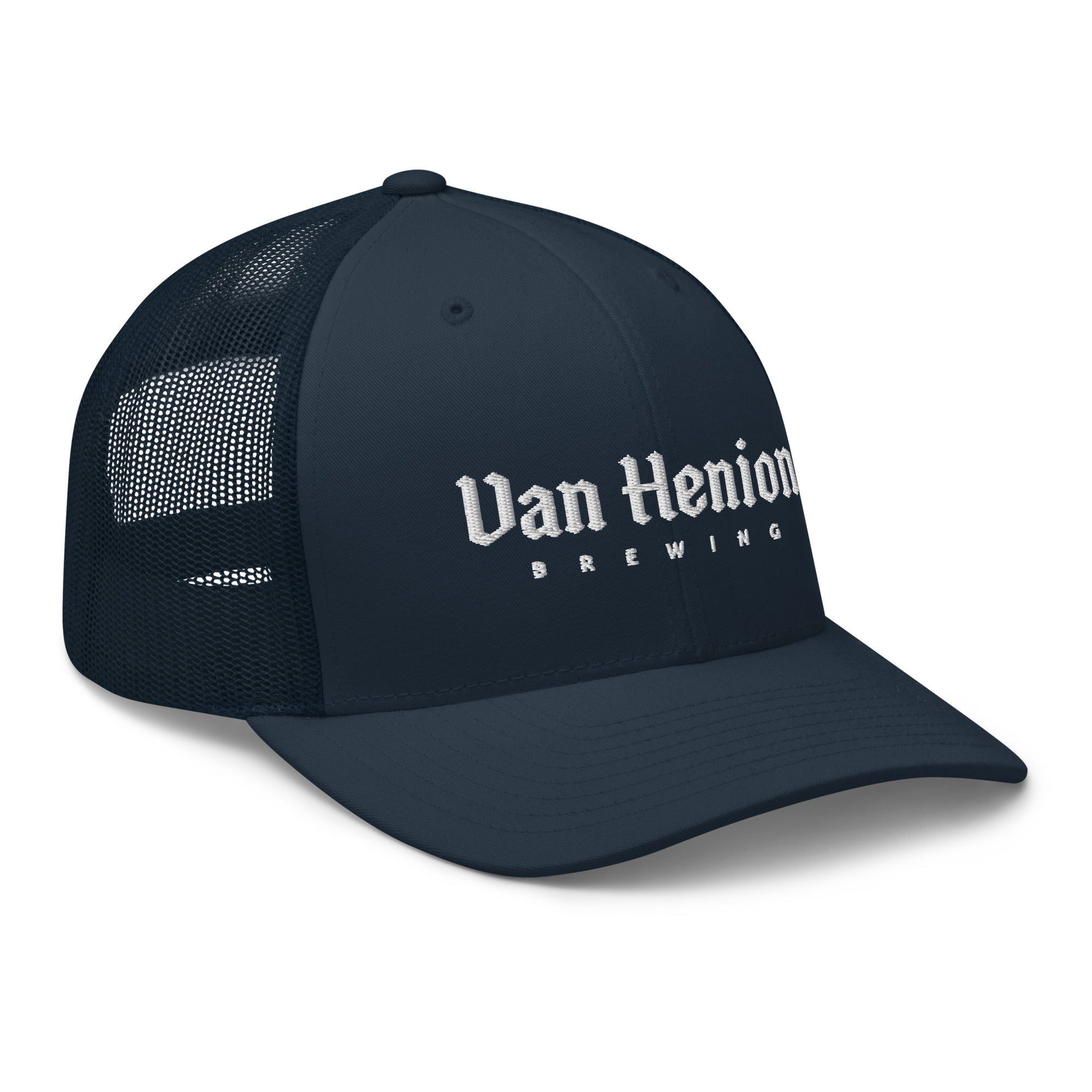 Trucker Hat | Embroidered | White Lettering