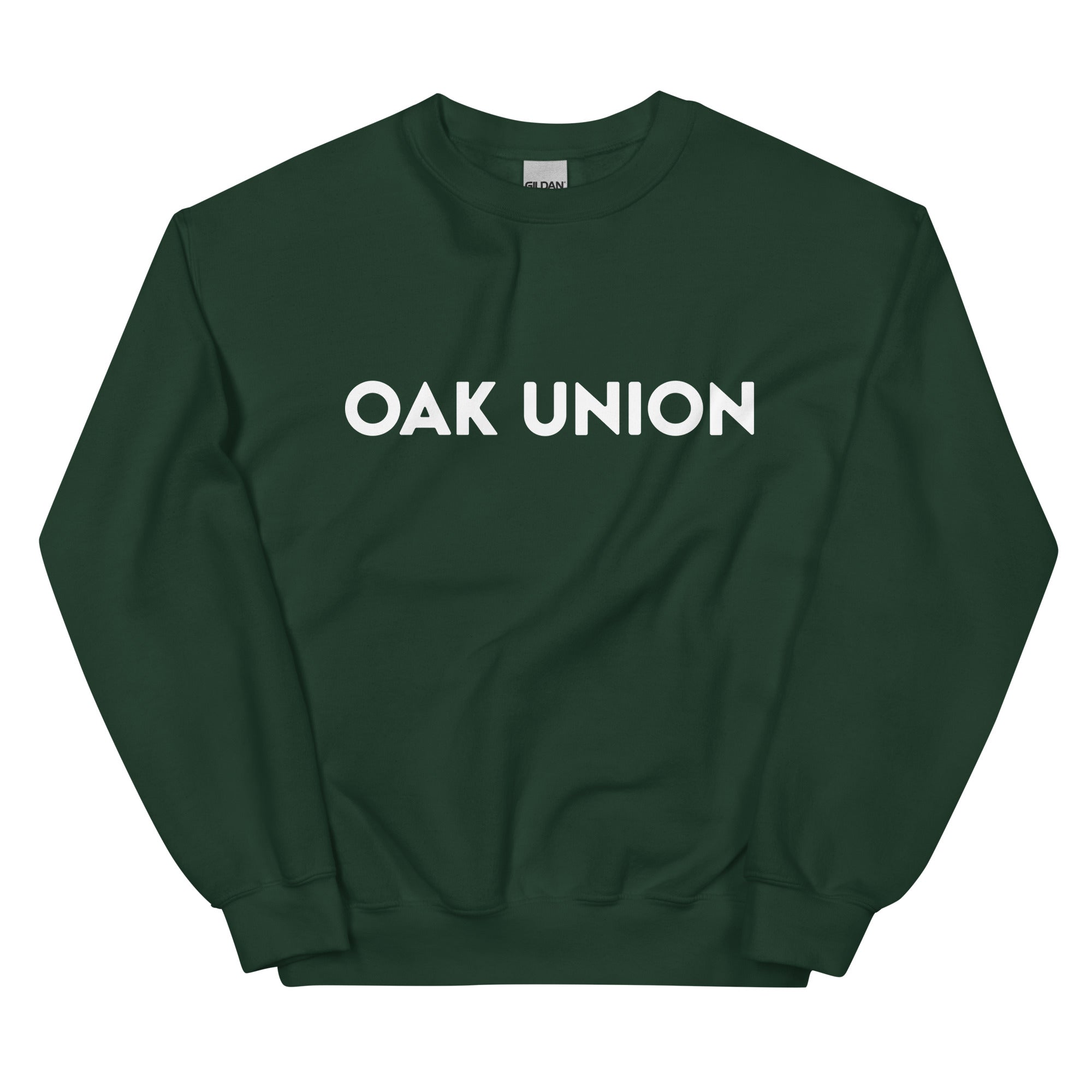 Buy forest-green Premium Sweatshirt | Unisex | White Lettering