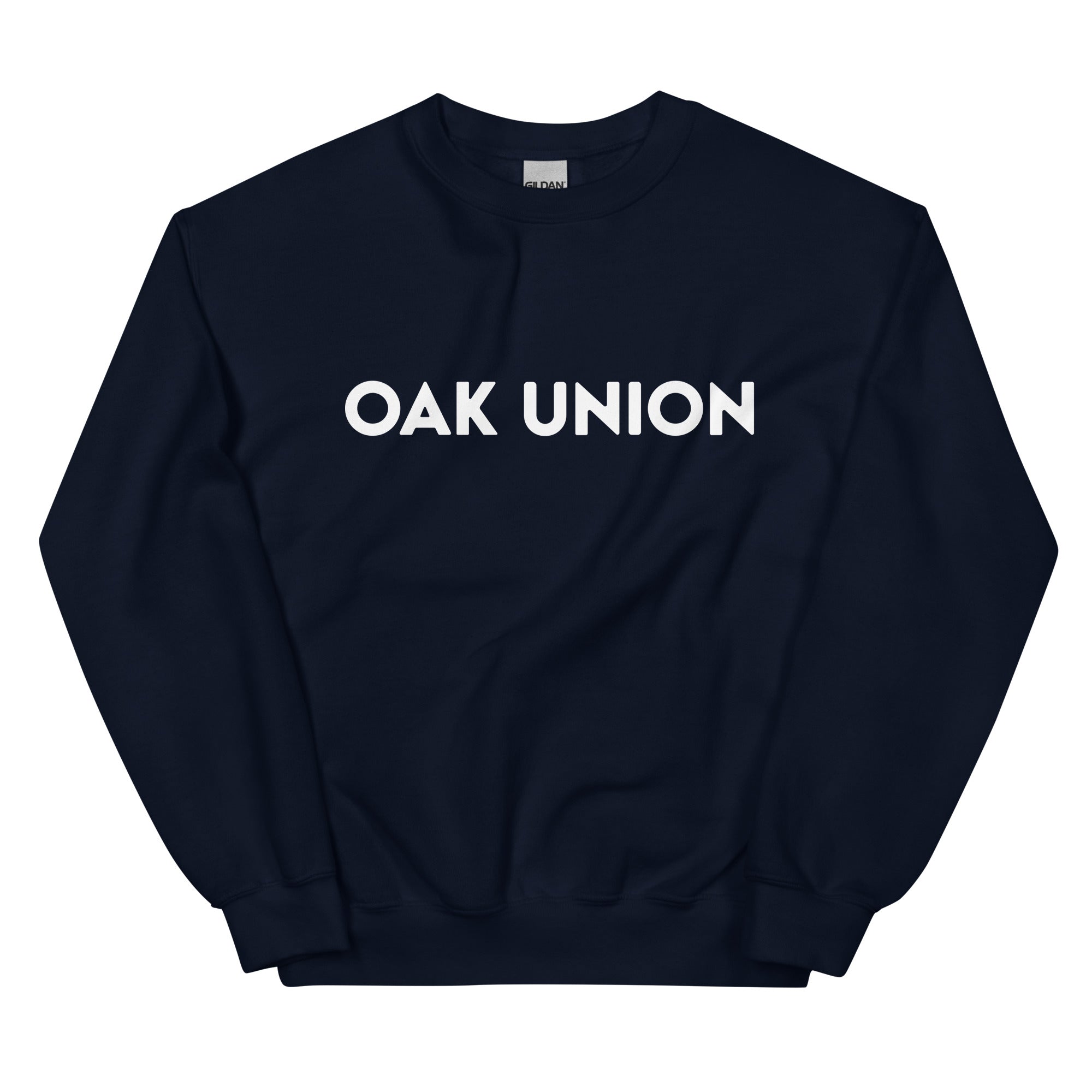 Buy navy Premium Sweatshirt | Unisex | White Lettering