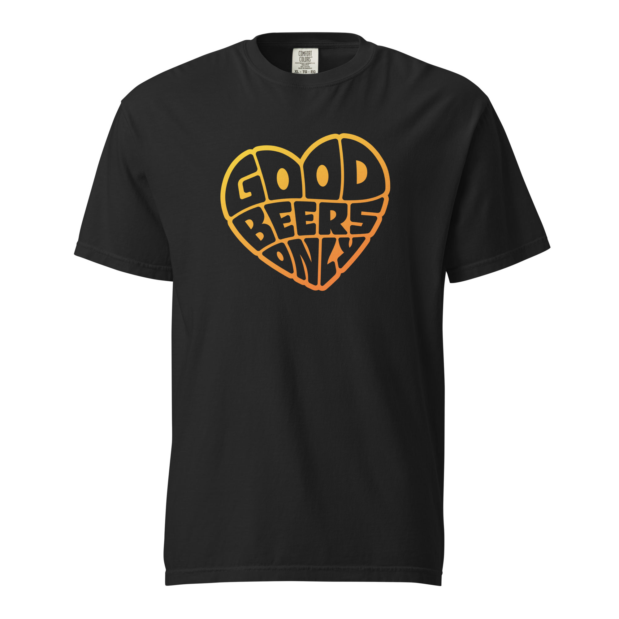 Buy black Comfort Colors T-shirt | Good Beers Only