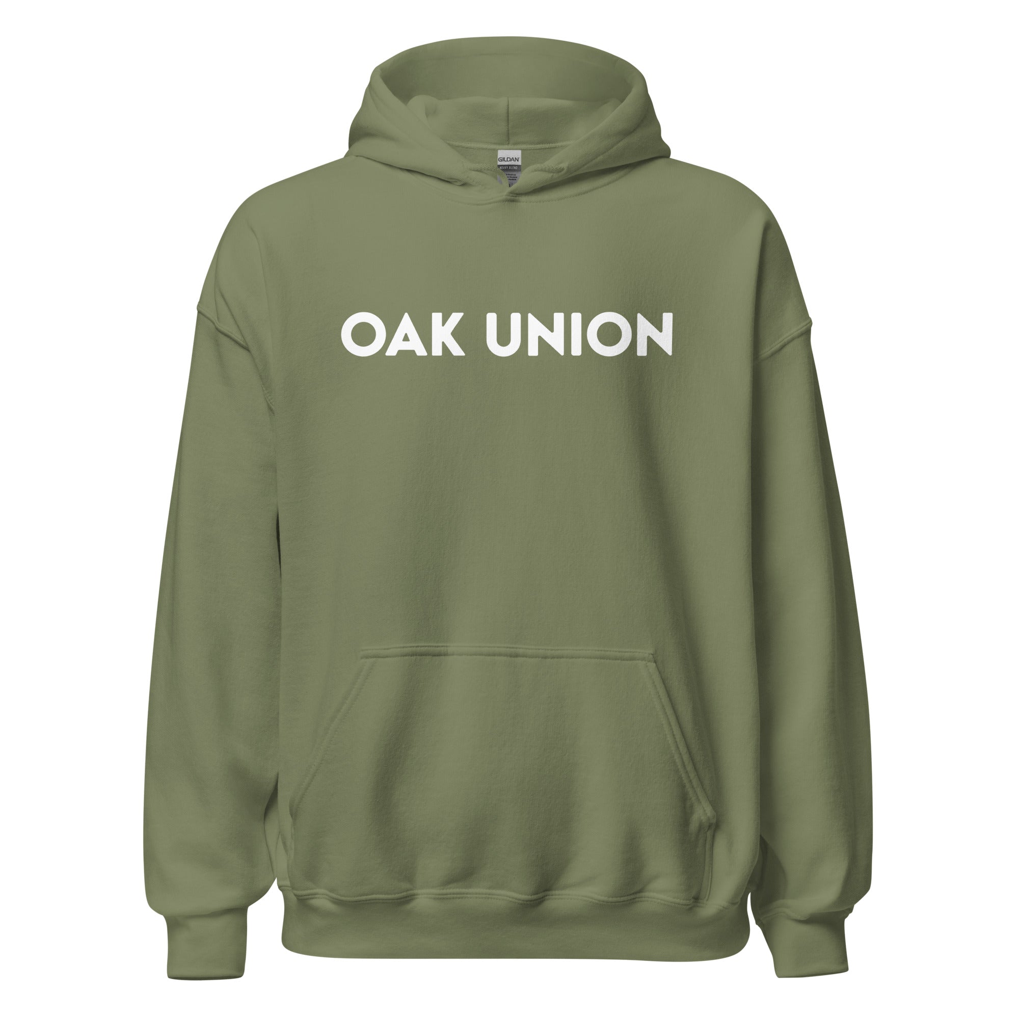Buy military-green Signature Hoodie | Unisex | White Lettering