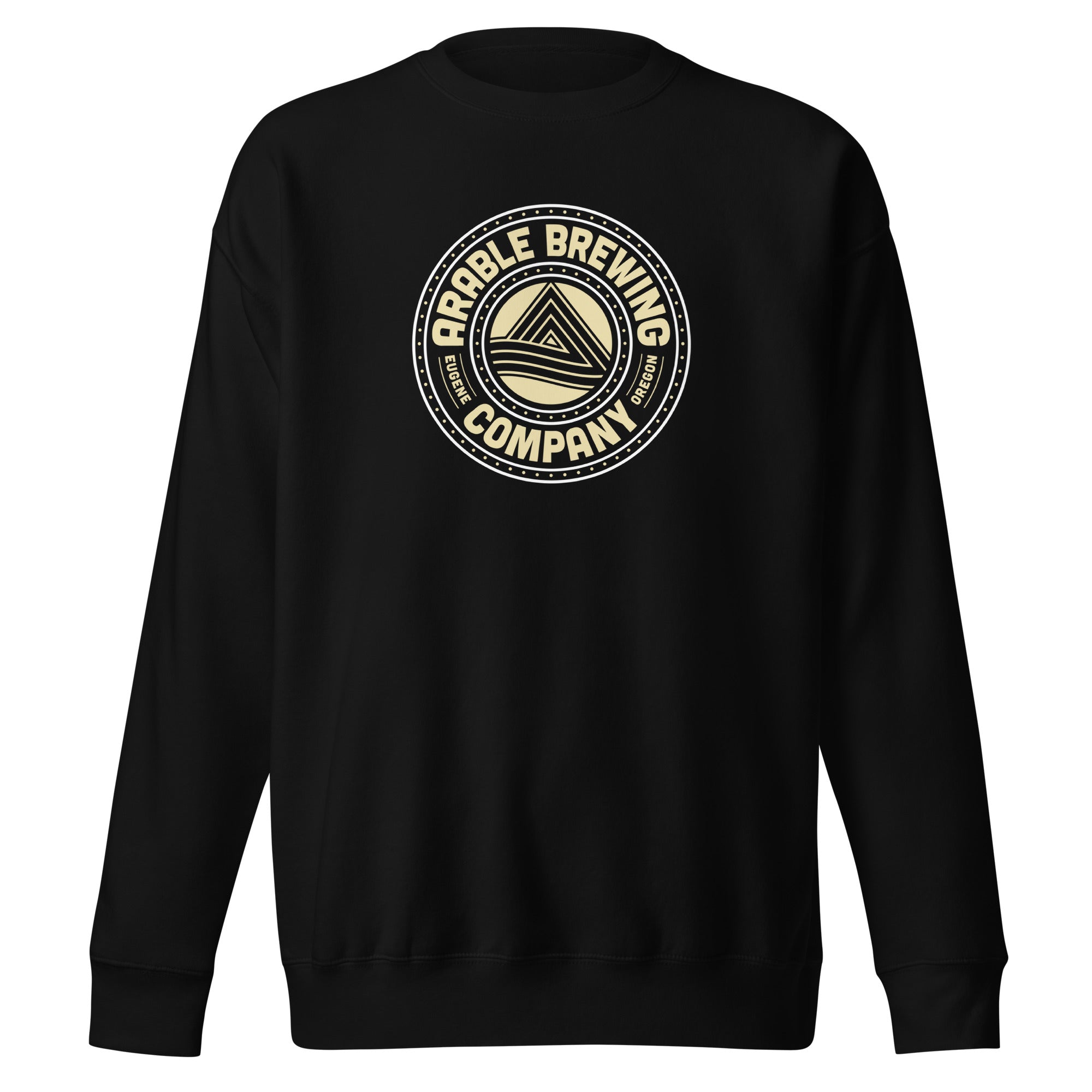 Cotton Crewneck Sweatshirt | Unisex | Round "Good People Good Beer" - 0